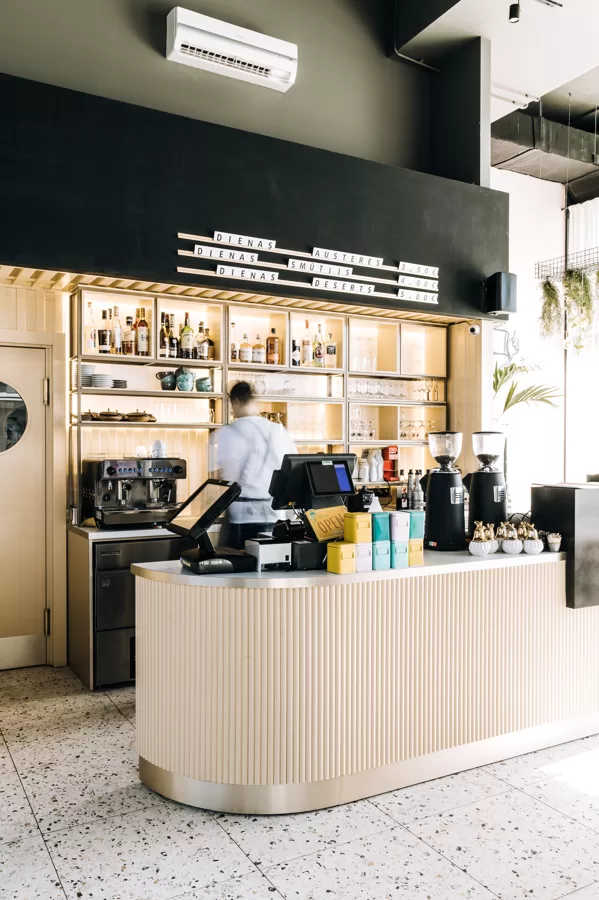 Holy Moly restaurant, Riga. Year 2019