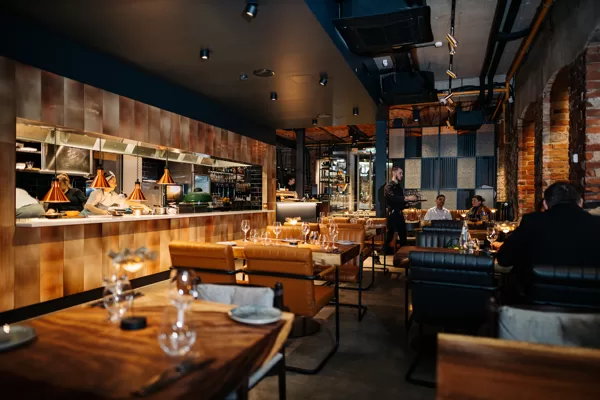 Belgian Cuisine restaurant in Tallinn. Year 2021
