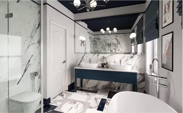 Bathroom project, Jūrmala 