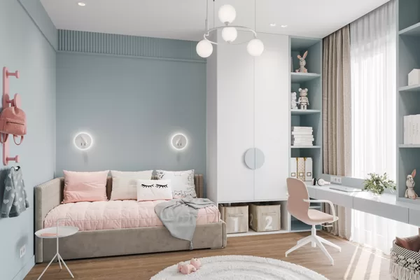 Girl's room project. Year 2021